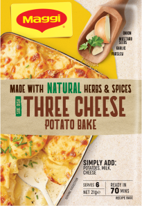 Three Cheese Flavoured Potato Bake