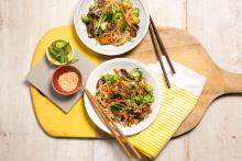 Sesame & Shallot Beef Noodles