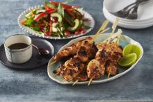 Soy Chicken with Asian salad