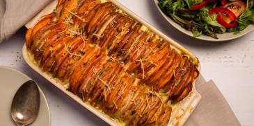 Kumara Hasselback (Vegetarian)